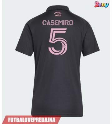 Lacne Ženy Futbalové dres Inter Miami Casemiro #5 2026-27 Krátky Rukáv - Preč